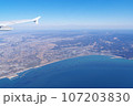 関東　千葉県富津市から木更津市周辺　飛行機からの眺め　2023-02-21 107203830