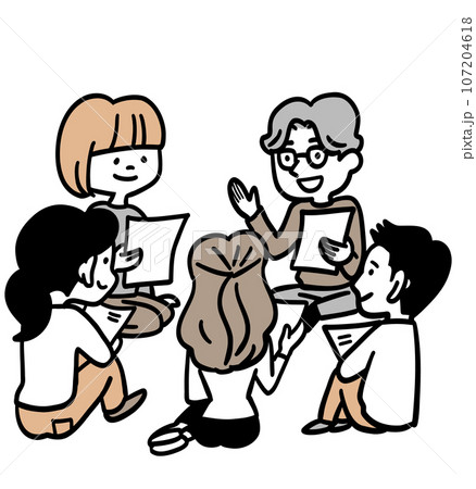 グループミーティング グループミーティング 107204618