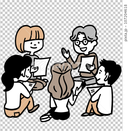 グループミーティング グループミーティング 107204618