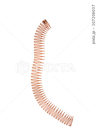Plastic headband isolated on white background. Flexible comb circle headbands hair hoop band Plastic headband isolated on white background. Flexible comb circle headbands hair hoop band 107206037