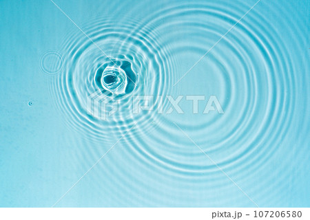 Water fractal, circles on a transparent water background 107206580