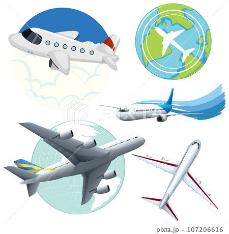 Set of different planes 107206616