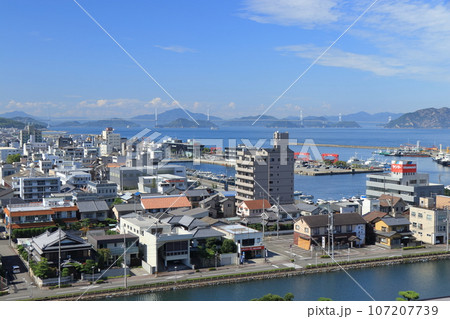 今治城天守から見た風景 107207739