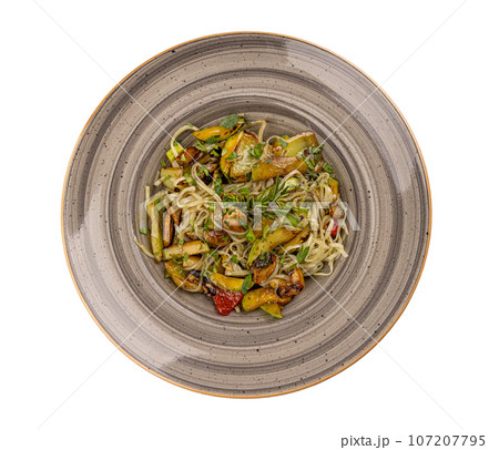 Asian vegetarian food Asian vegetarian food 107207795