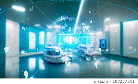 近未来の病院と医療テクノロジー 107207851