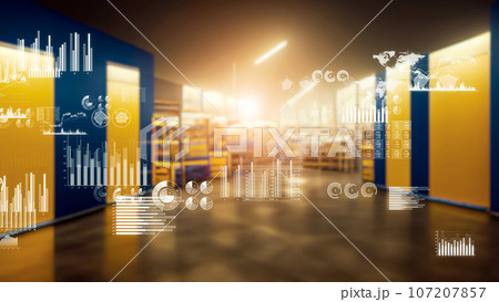 物流倉庫と統計データ 107207857