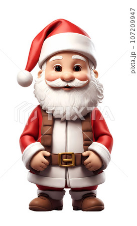 Cute Christmas Santa Claus Character Cute Christmas Santa Claus Character 107209947