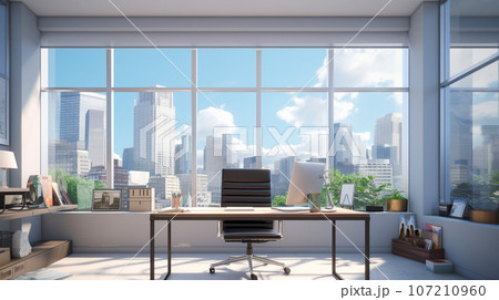 オシャレなオフィスイメージ（16:9） 107210960