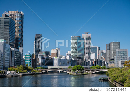 天満橋付近の街並み風景 107211445