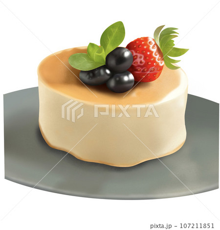 Pudding_so_tasty with fruit 107211851