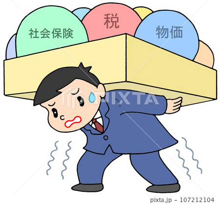 社会問題 - 国民負担増大 107212104