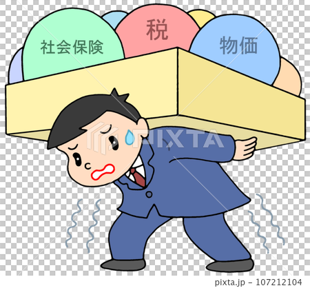 社会問題 - 国民負担増大 107212104