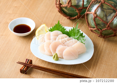 帆立のお刺身 帆立のお刺身 107212280