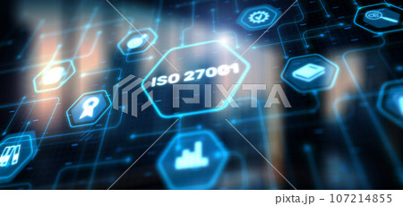 Business Technology ISO standard certification 27001 107214855