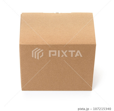 One closed cardboard Box One closed cardboard Box 107215340