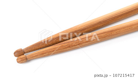Drum stick isolated Drum stick isolated 107215417