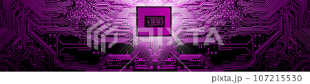 Processor on circuit motherboard background Processor on circuit motherboard background 107215530
