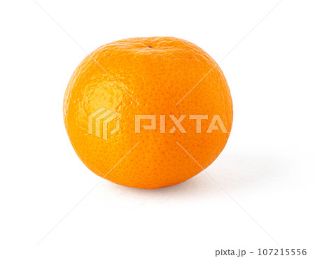 tangerine or mandarin fruit isolated tangerine or mandarin fruit isolated 107215556