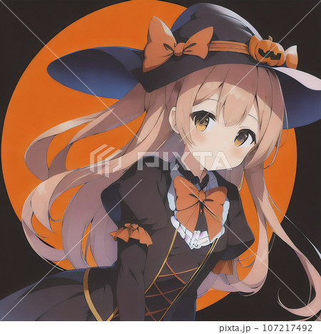 ハロウィンの仮装をした女の子1 107217492