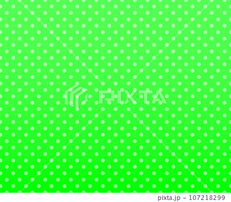 鮮やかなグリーンのグラデーションに薄い水玉模様のテクスチャ - 350×250比率のバナー･背景素材 107218299