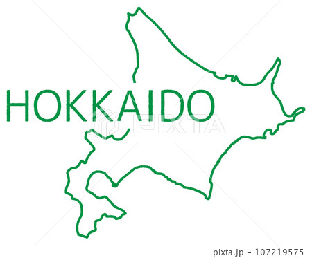 北海道のイラスト 緑 北海道のイラスト 緑 107219575