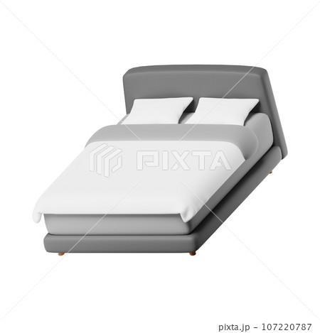 white sofa over white background 107220787