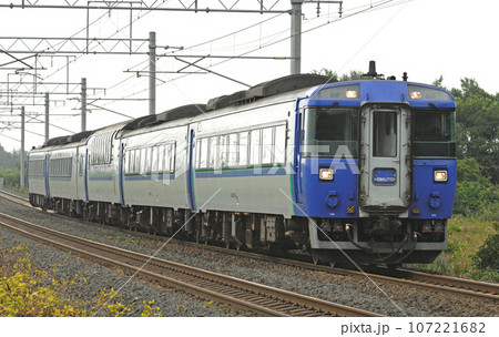 千歳線　島松ー北広島　JR北海道　キハ183系（苗穂）　北斗 107221682