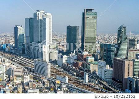 【愛知県】名古屋・都市風景・名古屋ステーションビュー 107222152