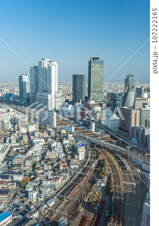 【愛知県】名古屋・都市風景・名古屋ステーションビュー 【愛知県】名古屋・都市風景・名古屋ステーションビュー 107222165