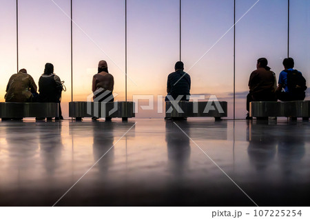 茨城県日立市　日立駅の日の出 107225254