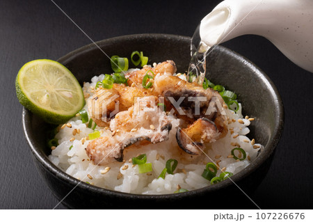 たこ茶漬け 蛸の唐揚げのだし茶漬け たこ茶漬け 蛸の唐揚げのだし茶漬け 107226676