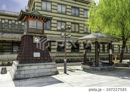 山中温泉　からくり時計と笠の露　石川県加賀市 107227585