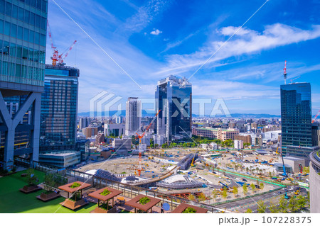 大阪駅前 うめきた2期工事現場 107228375