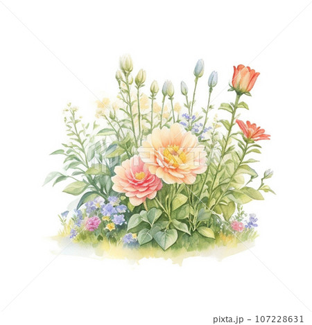 シックな薔薇の花束 107228631