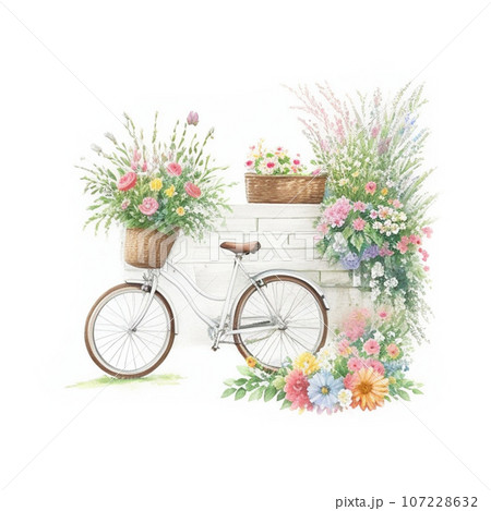 シックな薔薇の花束 107228632