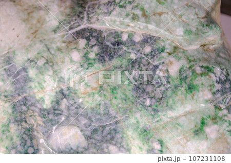 緑色と黒色結晶 緑色と黒色結晶 107231108