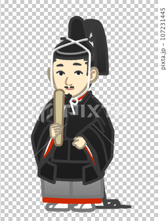 藤原道長をイメージしたイラスト 藤原道長をイメージしたイラスト 107231445