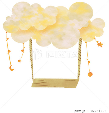 cute bear and moon cute bear and moon 107231598