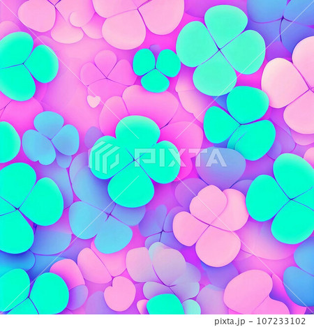 クローバーの壁紙素材 107233102