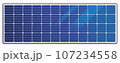 ソーラーパネルのイメージイラスト 107234558