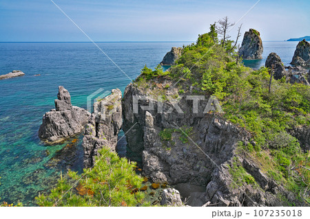 【青海島自然研究路】 山口県長門市仙崎 紫津浦 107235018