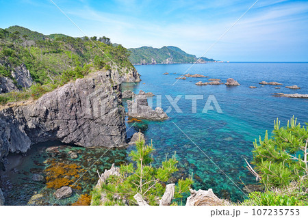 【青海島自然研究路】 山口県長門市仙崎 紫津浦 107235753