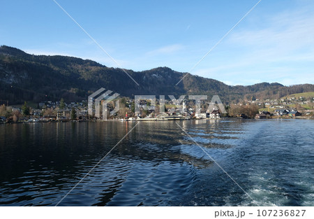 St. Gilgen on Wolfgang See lake, Austria St. Gilgen on Wolfgang See lake, Austria 107236827
