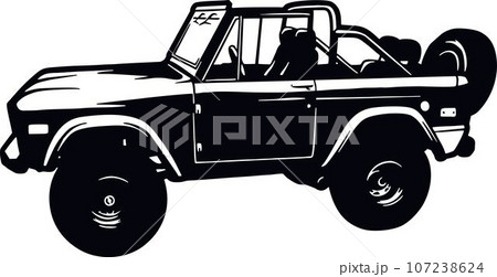 Classic Truck 70s, Muscle car, Classic car, Stencil, Silhouette, Vector Clip Art - Truck 4x4 Off Road - Off-road car for tshirt and emblem Classic Truck 70s, Muscle car, Classic car, Stencil, Silhouette, Vector Clip Art - Truck 4x4 Off Road - Off-road car for tshirt and emblem 107238624