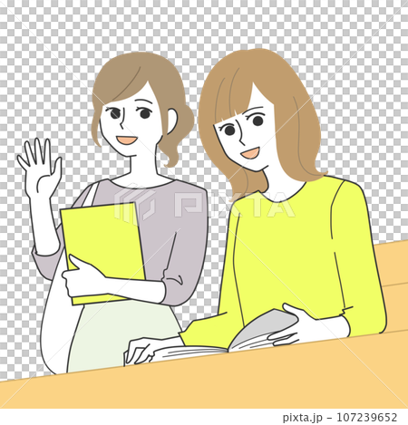 Smiling college student in lecture room Smiling college student in lecture room 107239652