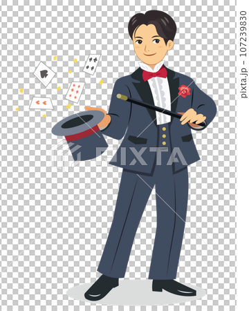 マジシャンのイラスト 107239830