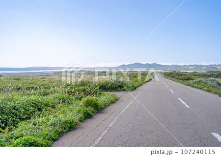 襟裳公園線　直線道路 107240115