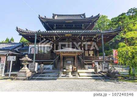 京都 今熊野観音寺 本堂 新緑の季節 京都 今熊野観音寺 本堂 新緑の季節 107240346