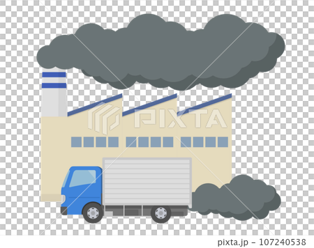 air pollution illustration 107240538