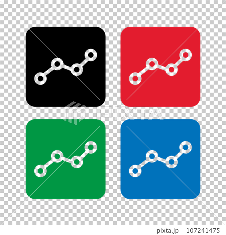 グラフアイコンセット 107241475